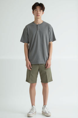 Men's Gray Top